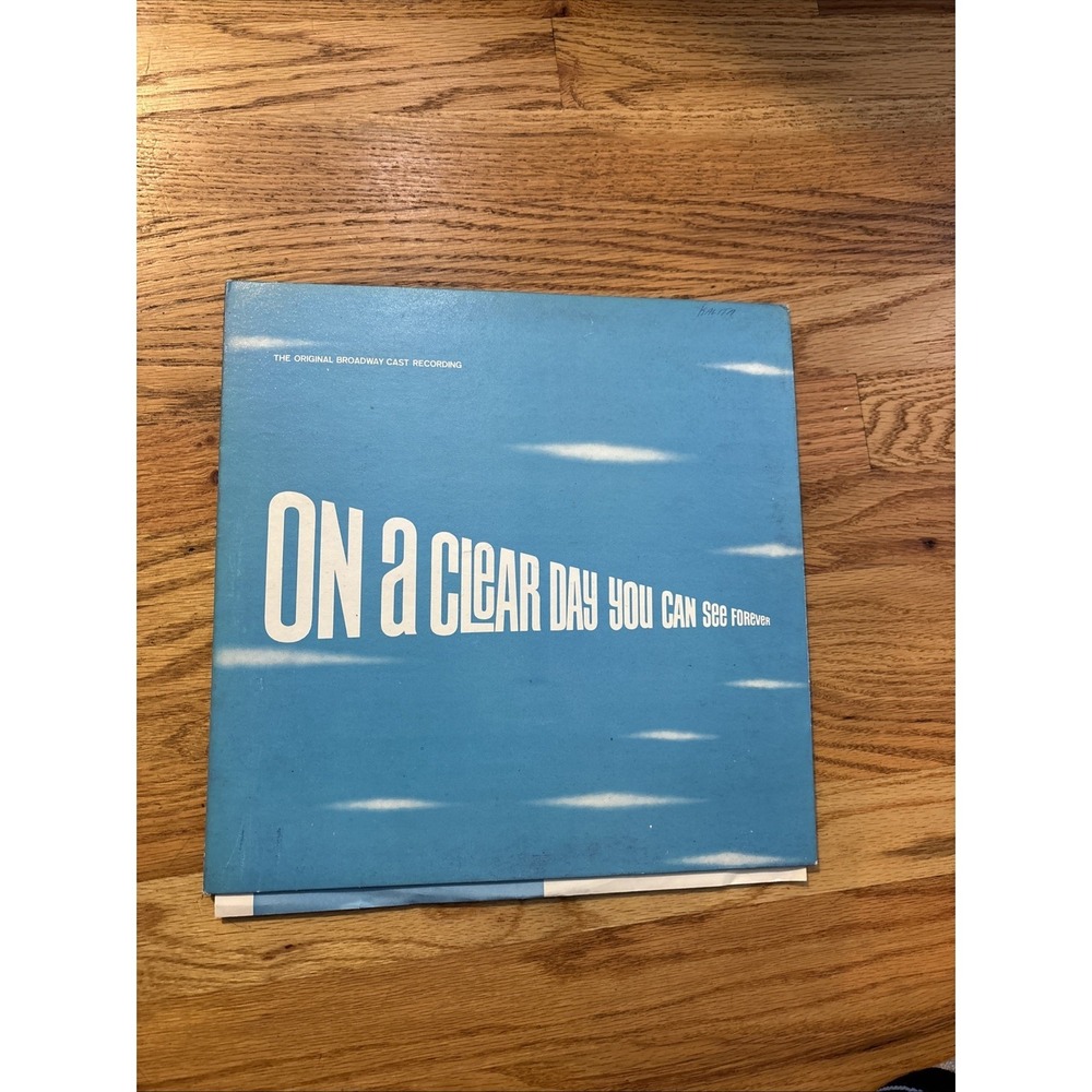 On A Clear Day BROADWAY SOUNDTRACK  LP‎ EX RARE  VINYL RECORD